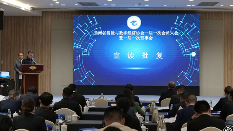 云南省智能与数字经济协会正式成立，CA88科技总经理邵宗翰当选理事会副会长
